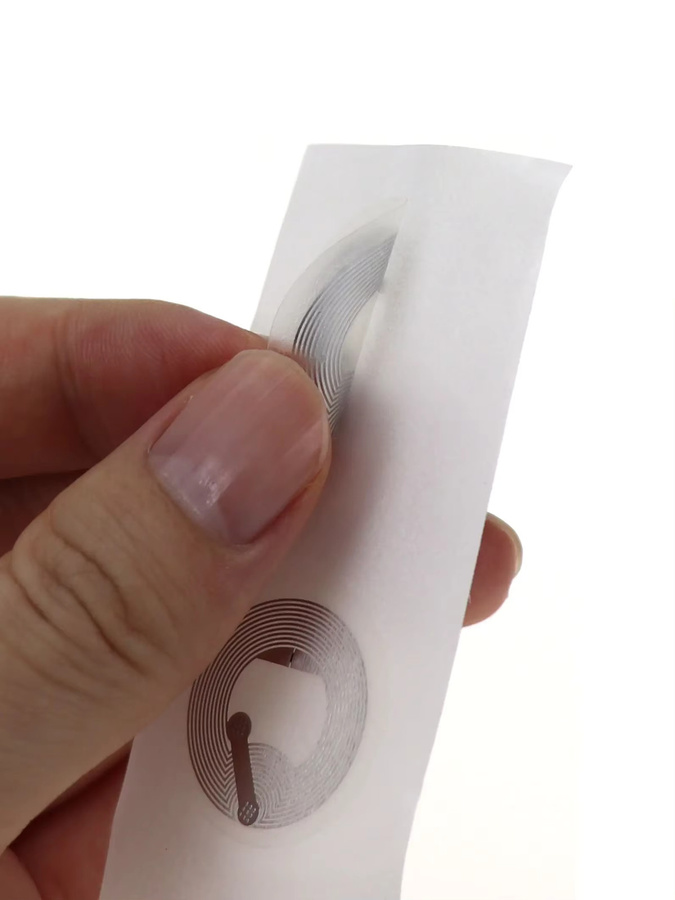 5YOA NFC Etiketten Tag Aufkleber Ntag213 13,56 MHz ISO14443A Weiß, 100 Stück - Bild 1