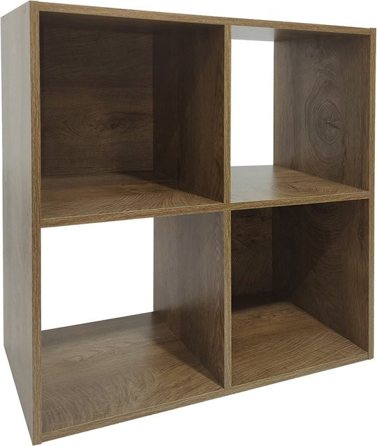 HTI-Living Regal Thekla in Eiche Natur, modern und freistehend, B/T/H: 60 x 60 x 60 cm - Bild 1