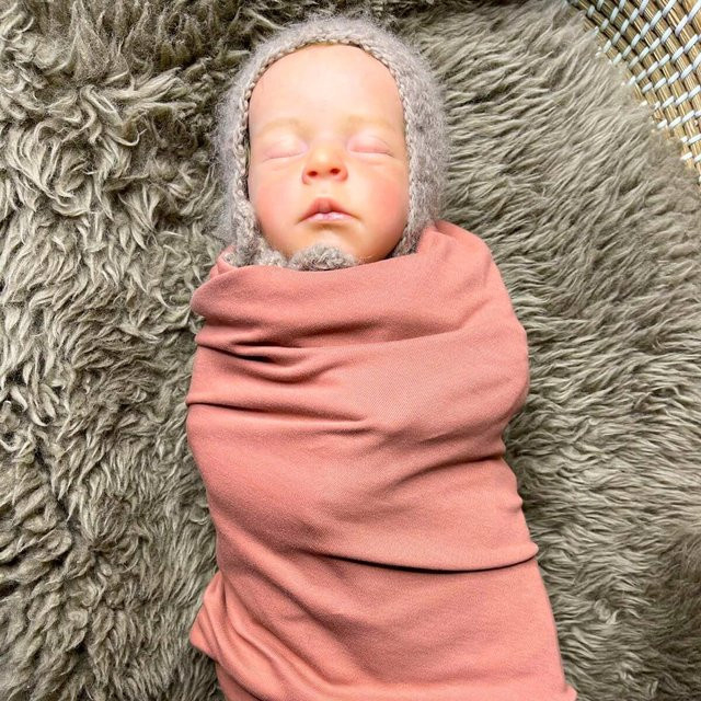 Hoppediz Babydecke Pucktuch aus Bio-Baumwolle in Grau, waschbar bei 60 Grad - Bild 1