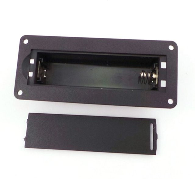 ESHYLALA 18650 SMD-Batteriekasten KST-3211 mit Abdeckung in Schwarz - Bild 1