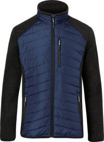 Kübler Hybridjacke in Dunkelblau und Dunkelgrau, Größe S - Bild 1