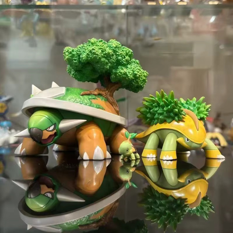 Bandai Pokémon Torterra Evolution Set Figur, grün, Kunststoff - Bild 2