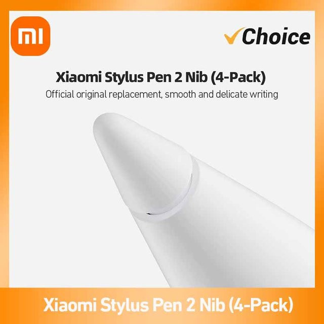 Xiaomi Ersatzspitzen für Stylus Pen 2, 4er-Pack, Weiß, passend für Xiaomi Pad 6 und Pad 5 Pro/5 - Bild 1