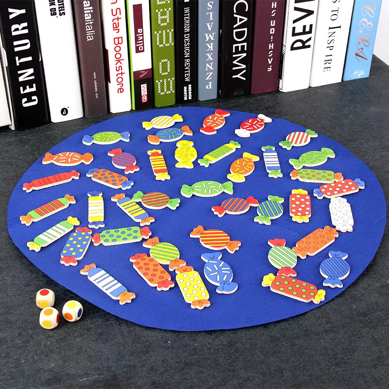 Lee's Sharing Holz Kinder Süßigkeiten Spiel, Pädagogisches Spielzeug, Bunt / Mehrfarbig - Bild 2