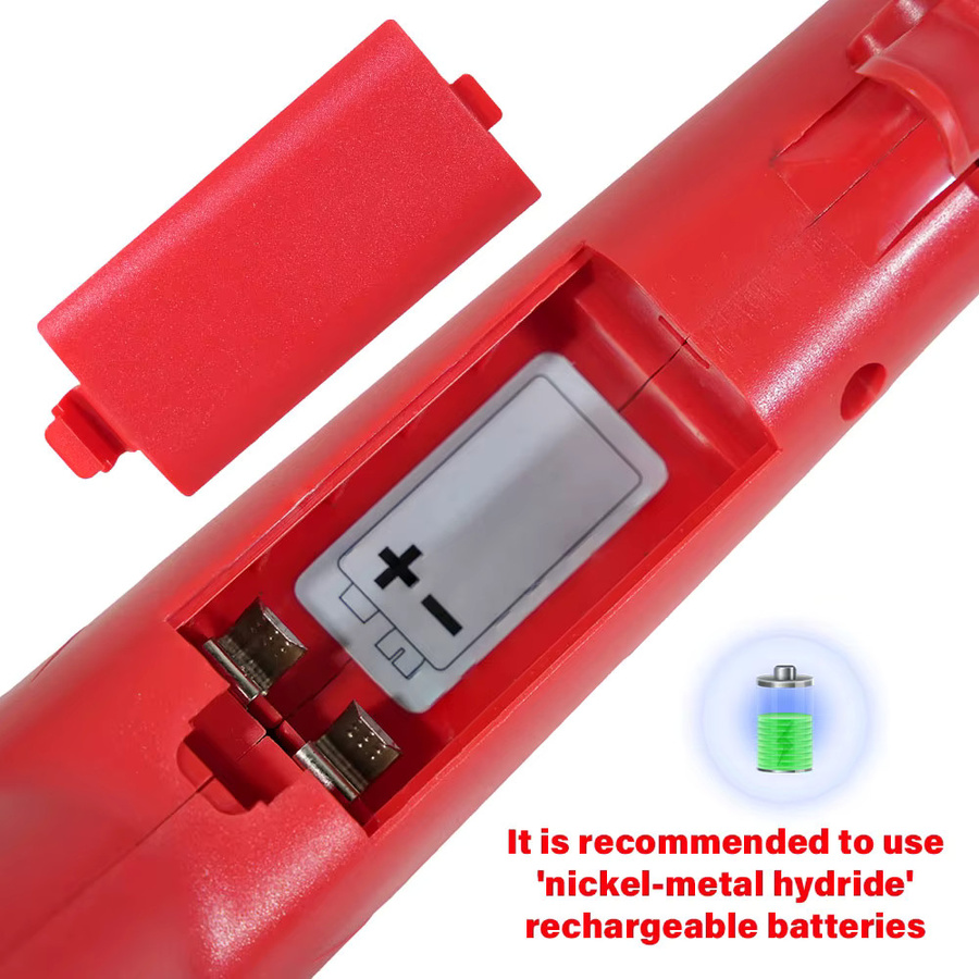 TTAKA7 Kinder-Metalldetektor, verstellbar, mit LCD-Display, orange, rot - Bild 4