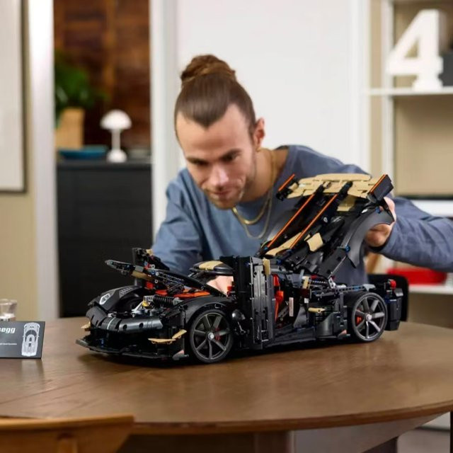 Hot Toys Spear Megacar Supercar, Baustein-Puzzle-Modell, 4104 Teile, ab 18 Jahren - Bild 1