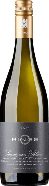 Rings Sauvignon Blanc Trocken 2023 Weißwein Pfalz 0,75 l - Bild 1
