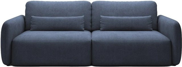 Schlafsofa VOPOZA in Marineblau mit Polsterung und Schlaffunktion, Breite: 238 cm - Bild 1
