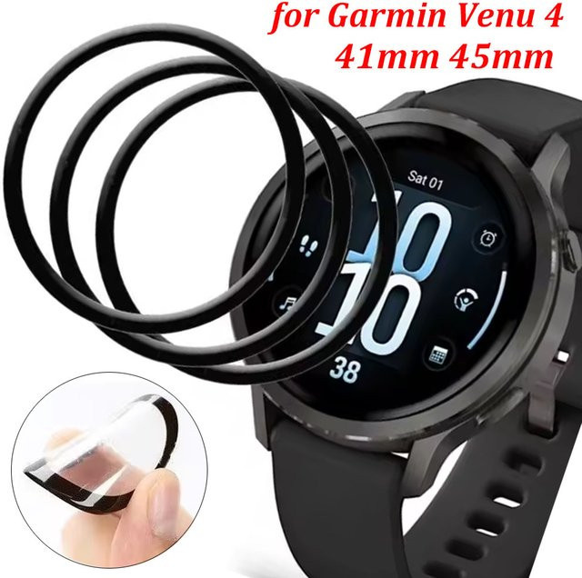 Garmin Displayschutz Silikon, transparent, Smartwatch - Bild 1