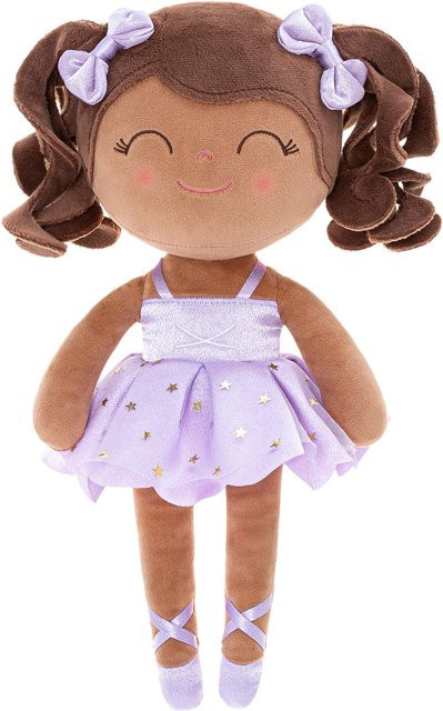 BC Pet Supplies Ballerina Serie Plüschpuppe, Braun, Lila, ab 0 Jahre - Bild 1