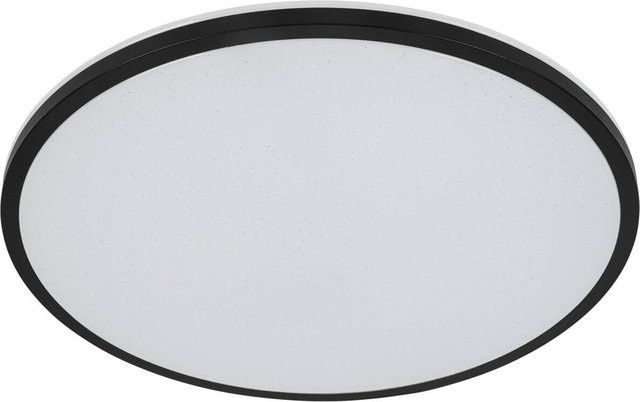 Nolo LED-Deckenleuchte Hela schwarz Kunststoff, Durchmesser: 39 cm, Höhe: 4,3 cm - Bild 1