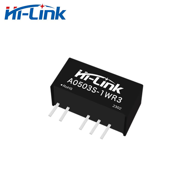 Hi-Link 5er Set Dual-Ausgang DC-DC-Wandler-Stromversorgungsmodul in Schwarz, 1 W, 5 V / 12 V - Bild 2
