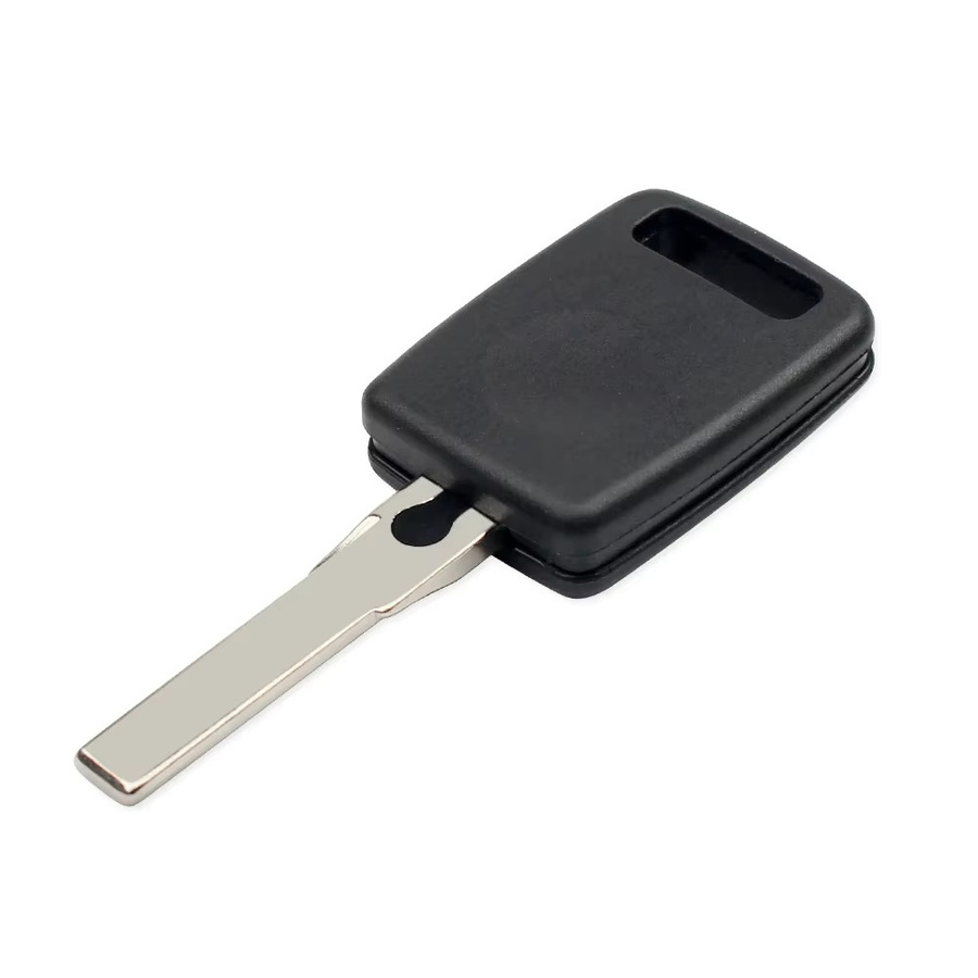 Keyyou 10er Set Ersatz Transponder Schlüsselgehäuse für Audi A2 A3 A4 A6 A8 Cabrio RS6 S3 S4 S6 S8 TT mit ungeschnittenen HU66 Klingen in Schwarz - Bild 2
