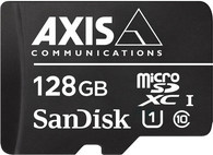 AXIS Surveillance microSDXC Flash-Speicherkarte mit SD-Adapter, 128 GB, UHS-I U1 Class10, Schwarz - Bild 1