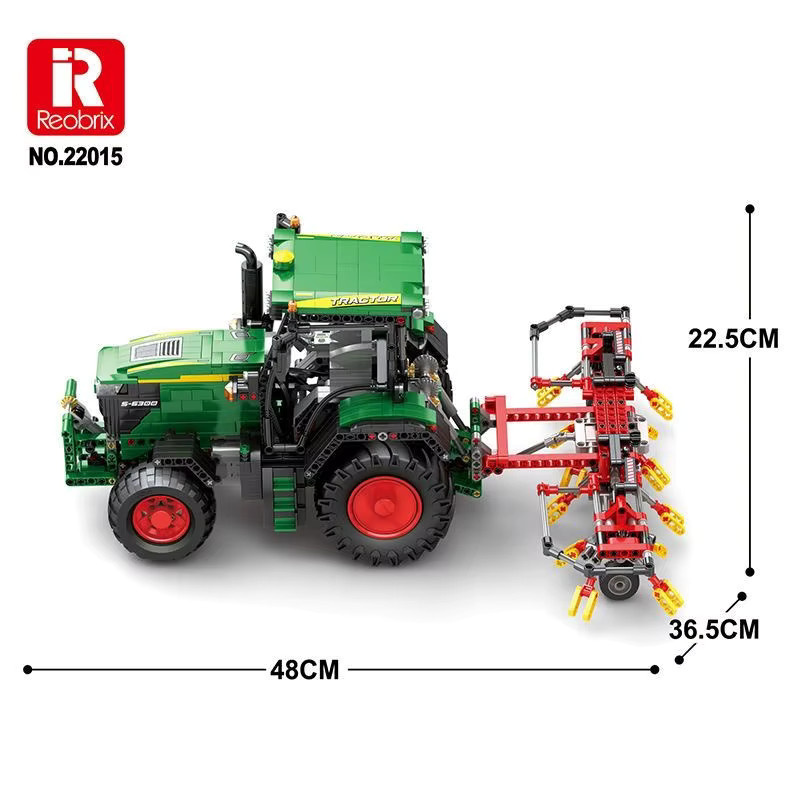 Reobrix Engineering Serie Landwirtschaft Traktor Modell, Bausteine, 1828 Teile - Bild 4