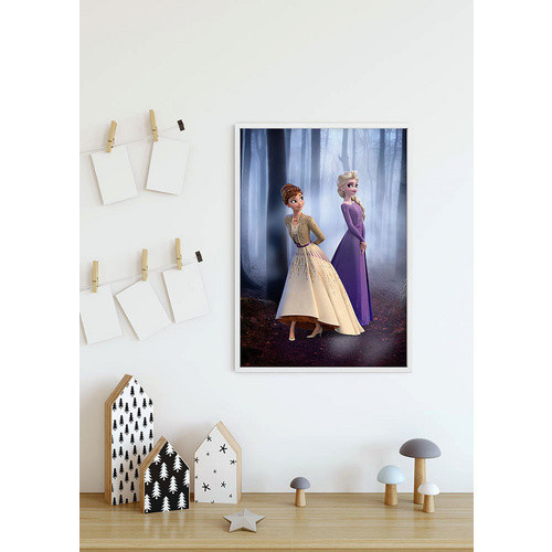 Komar Wandbild Frozen Wood Walk Kinderwelten, bunt, B/H: 50 x 70 cm - Bild 3