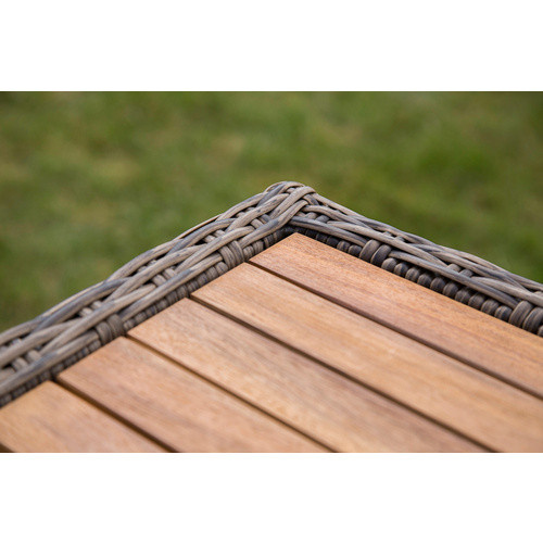MERXX Gartentisch Toskana aus Akazienholz in Beige, B/T/H: 185 x 90 x 75 cm - Bild 3