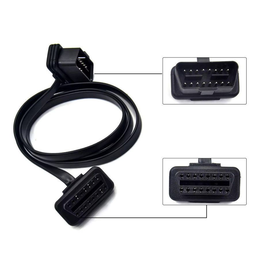Aermotor OBD2 Verlängerungskabel 16 Pin Stecker auf Buchse in Schwarz - Bild 3