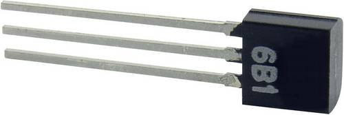B + B Thermo-Technik TSIC306-TO92 Temperatursensor schwarz, TO-92 radial bedrahtet, Messbereich -50 bis +150°C - Bild 1