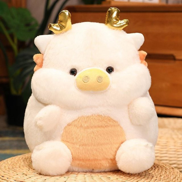 Yiran Health & Beauty Kawaii Drachen Schwein Puppe Plüschtier, 30cm - Bild 1