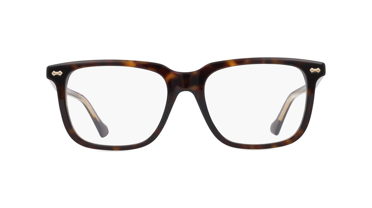 Gucci GG0737O Korrektionsbrille Herren, Vollrand, Eckig, Acetat, braun - Bild 1