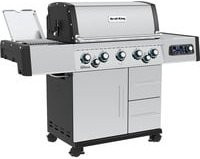 Broil King Gasgrill Imperial QS 590 IR aus Edelstahl in Silber mit Seitenbrenner und Rollwagen - Bild 1