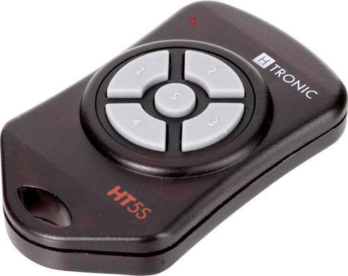 H-Tronic HT5S 5-Kanal Funksender in Schwarz mit Frequenzen 868,35 MHz, 869,05 MHz und 869,55 MHz - Bild 1