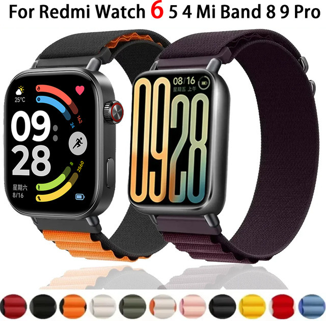 Xiaomi Uhrenarmband Nylon, Schwarz, Unisex - Bild 1