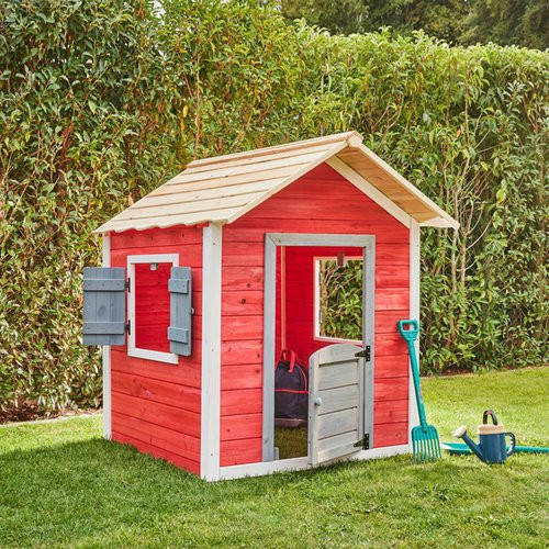 Home Deluxe Spielhaus Das kleine Schloss in Rot, B/H/T: 118,2 x 132,5 x 111 cm - Bild 1
