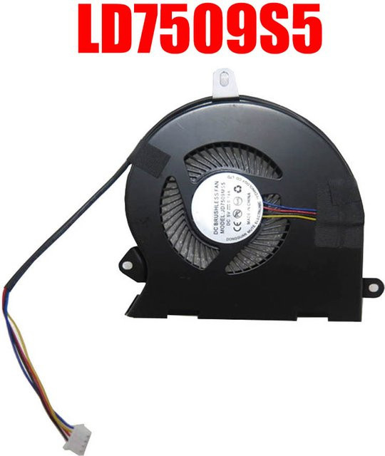 RTDPART Ersatzlüfter LD7509S5 BF07509H05FP DC5V 0,14A in Schwarz - Bild 1