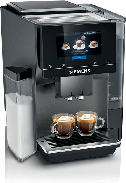 Siemens EQ700 integral TQ717DF5 Kaffeevollautomat in Anthrazit und Silber - Bild 1