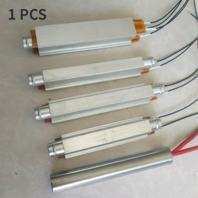 PTC Heizstab aus Aluminiumlegierung für Wasserumlaufheizung, 250-1000W, Farbe: Silber - Bild 1