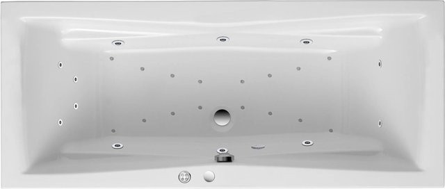 Ottofond Whirlpool Atlanta Duo Premium in Weiß, B/T: 180 x 80 cm - Bild 1