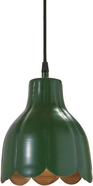 PR Home Tulippa Pendelleuchte in Grün und Gold/Messing mit E27 Fassung - Bild 1
