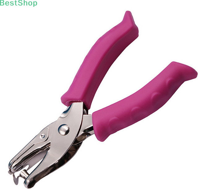 KOQZM Handheld Locher für Büro und Heimgebrauch mit 3/96mm Rundlochung aus Metall - Bild 1