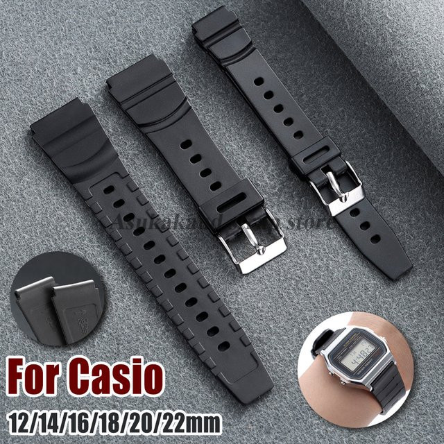Asukaband Uhrenarmband Silikonkautschuk, Schwarz, Unisex - Bild 1