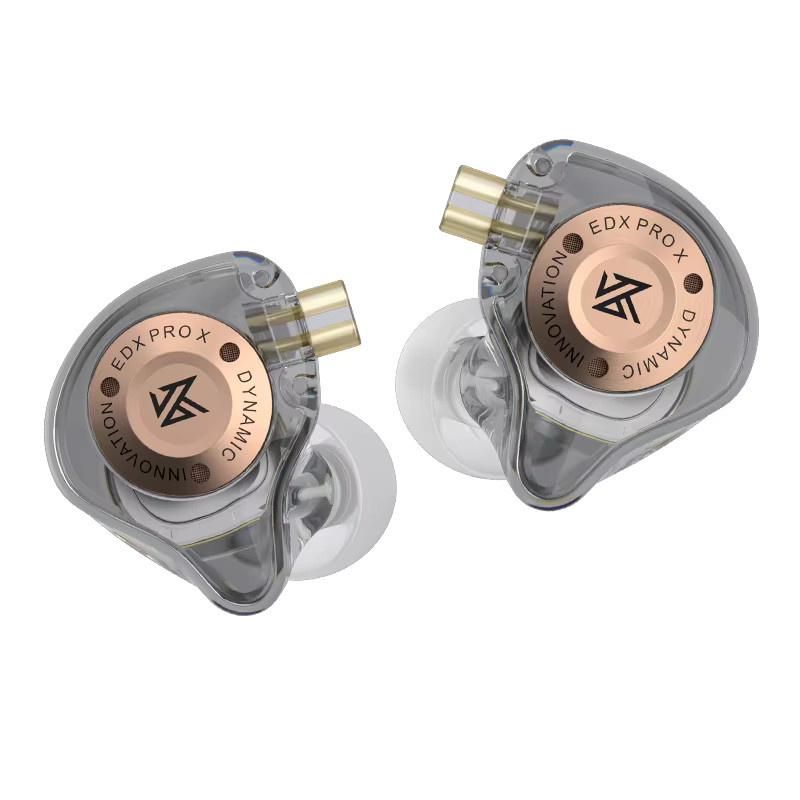 KZ EDX PRO X In-Ear Kopfhörer mit Dynamic Drive und Bass-Verstärkung in Transparent - Bild 1