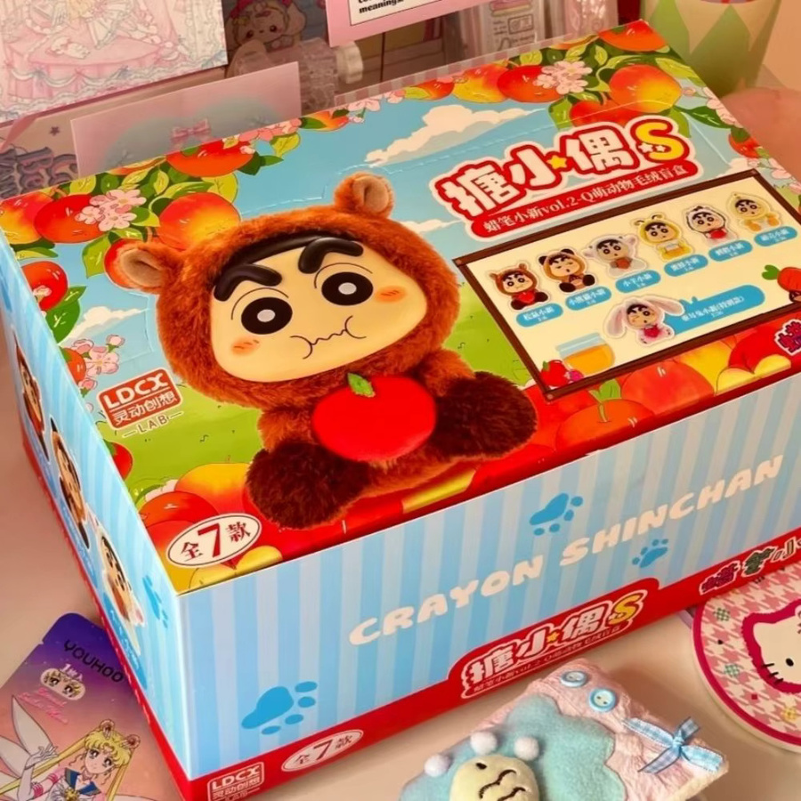LDCX Crayon Shin-chan Blind Box, Plüschpuppe, Tiere, Einzelfigur - Bild 2