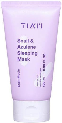 TIAM Schnecken- und Azulen-Schlafmaske, 100 ml, für empfindliche Haut - Bild 1