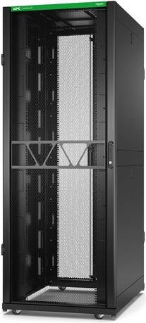 APC NetShelter SX Gen 2 Netzwerkschrank Schwarz, 42HE, 19 Zoll, B: 75 cm, T: 107 cm, H: 199,1 cm - Bild 1