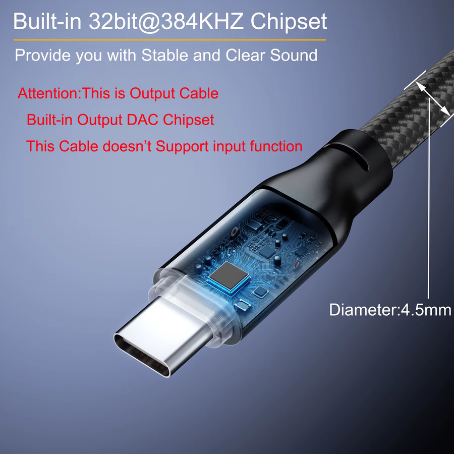 Bochara USB-C auf Dual-XLR Audiokabel, geflochten und abgeschirmt, Schwarz - Bild 4