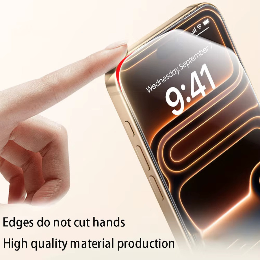KaiYingF Schutzglasfolie aus gehärtetem Glas mit oleophober Beschichtung, transparent, 3-5 Stück für iPhone 17 16 15 14 13 12 11 Pro Max Plus XR - Bild 5