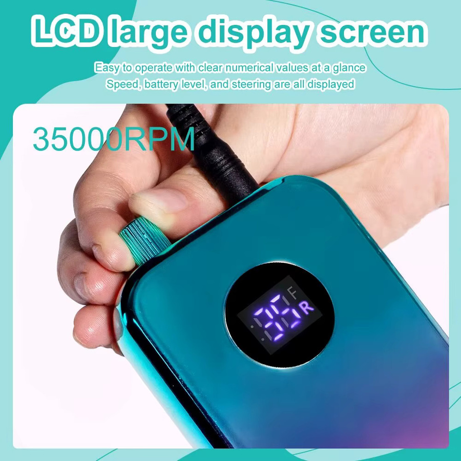 Limegirl Elektrische Nagelbohrmaschine, Violet Blue, Unisex - Bild 5