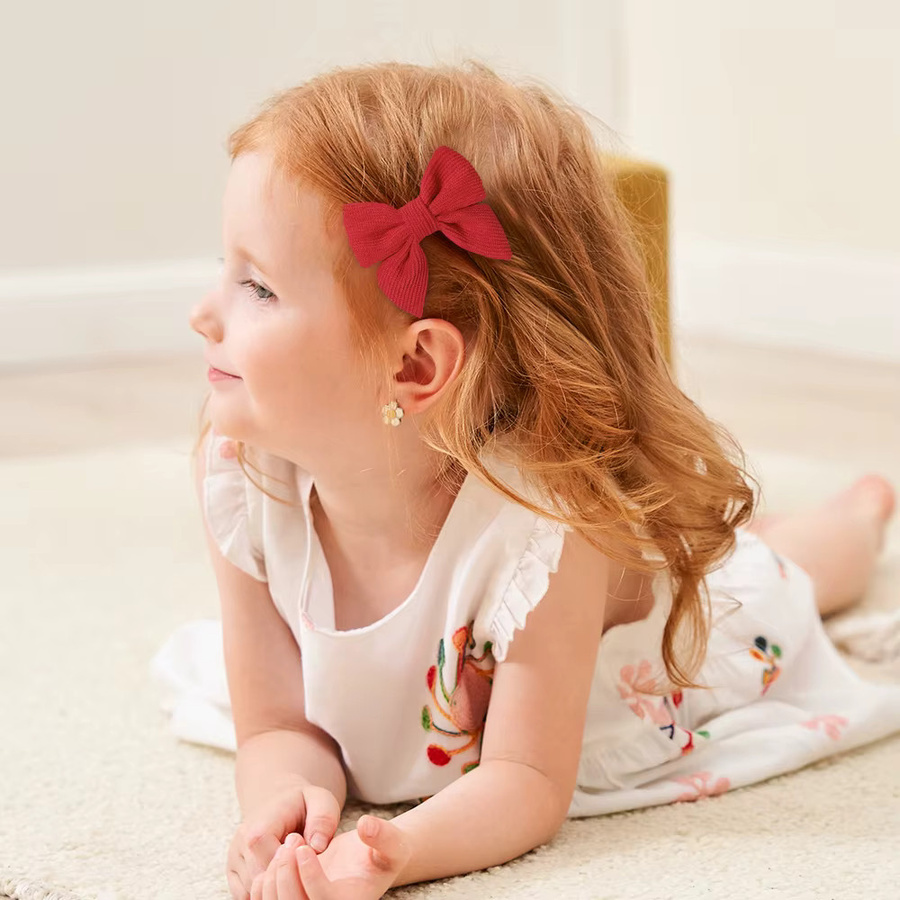 Kids Bows Haarschleifen Clips für Kinder, 10 Stück, bunte Farben - Bild 3