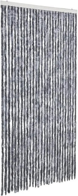 vidaXL Insektenschutz-Vorhang aus Chenille in Silber, thermoisolierend, Breite: 118 cm, Höhe: 220 cm - Bild 1