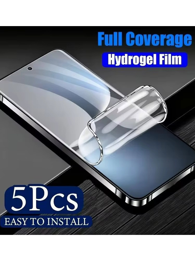 5er Pack Hydrogel Display Schutzfolien für Realme GT2 Pro GT Global Neo Flash GT2 Explorer Master Edition, transparent - Bild 6