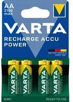 Varta Power Accu Mignon AA Akku NiMH 2100 mAh, 4er Pack - Bild 1