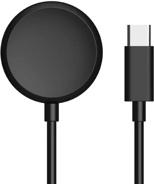 Samsung USB-C Ladekabel für Galaxy Watch 8 7 Ultra FE 6 Classic Smartwatch Ladestation Schwarz - Bild 1