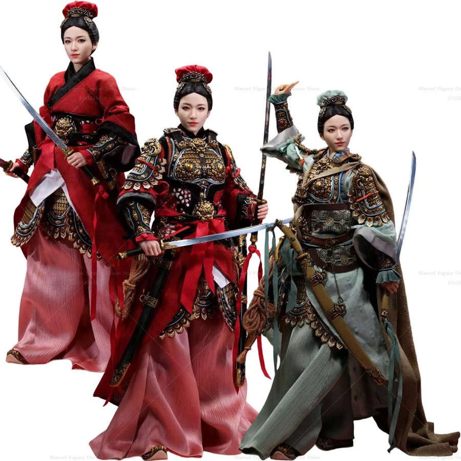 DING TOYS Yizhang Qing Hu San Niang Kampfkunst Actionfigur, 1/6 Maßstab, Komplettset - Bild 3