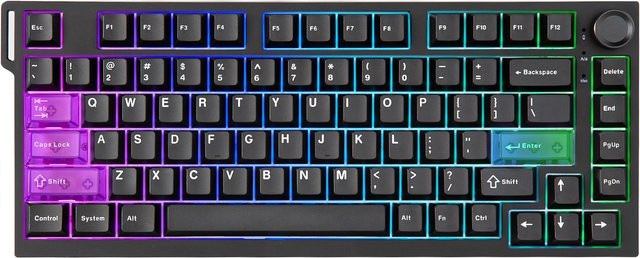 YUNZII RT75 PRO Dual 8K Wireless Gaming-Tastatur mit Hall-Effekt-Magnet-Switches, RGB, White - Bild 1